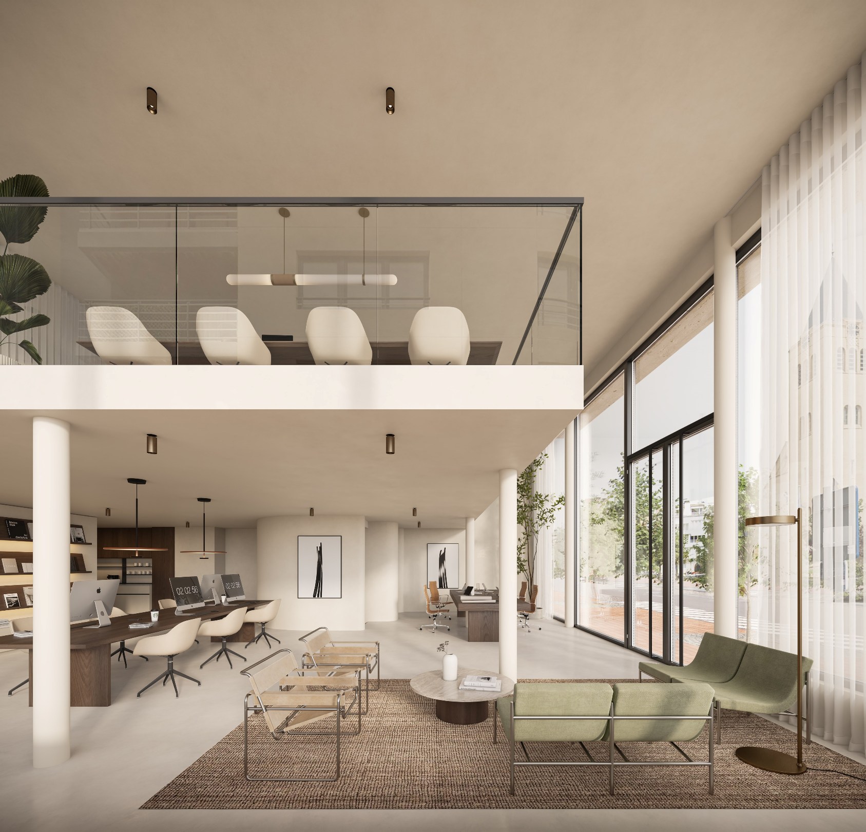 Grand local commercial à louer sur l'avenue Dumortier à Knokke - 318 m² avec cave et mezzanine - EXCELLENTE EMPLACEMENT 