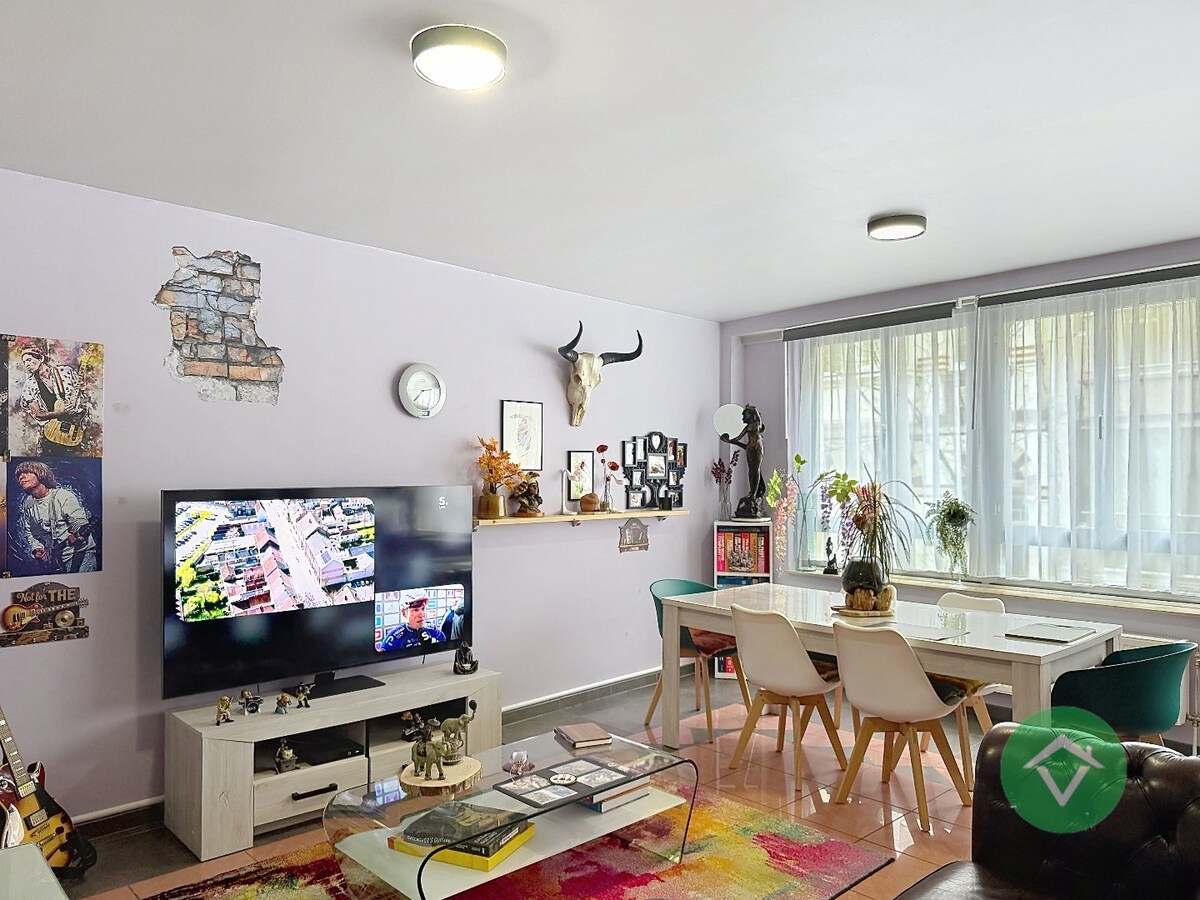 Appartement met 1 slaapkamer en ruim terras in het centrum van Oostende 