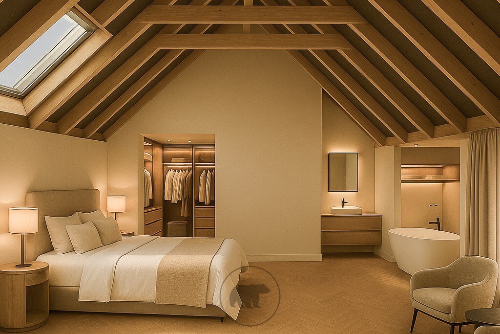 Render slaapkamer verdieping