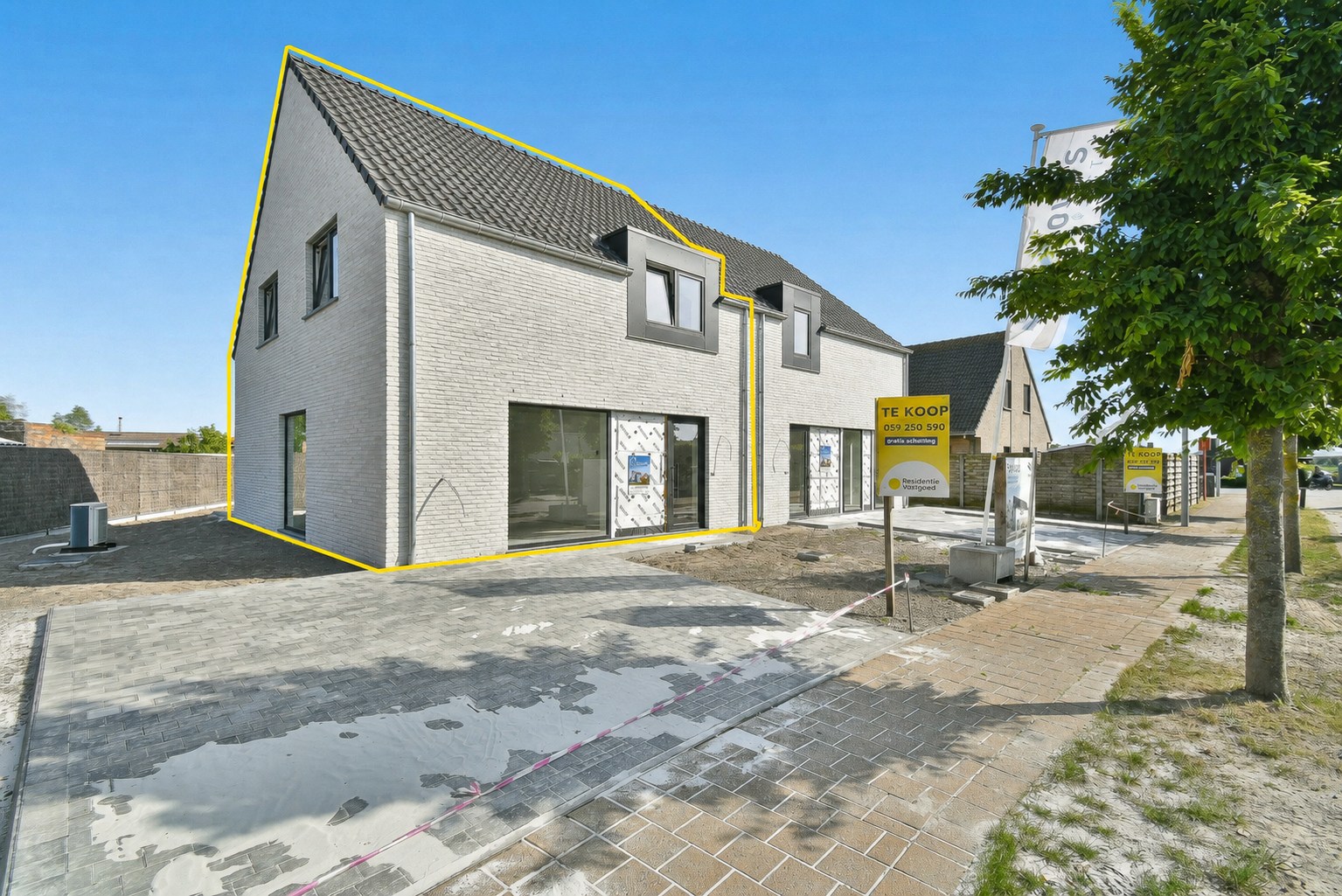 Nieuwbouwwoning op rustige locatie met 3 slaapkamers 