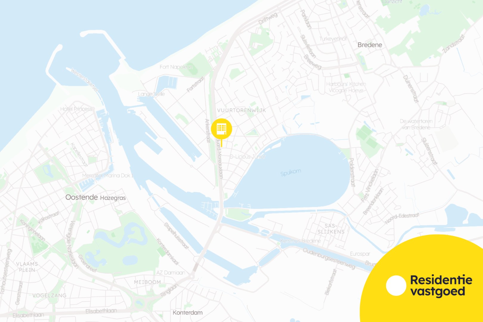 Gelijkvloers 2-slaapkamerappartement 