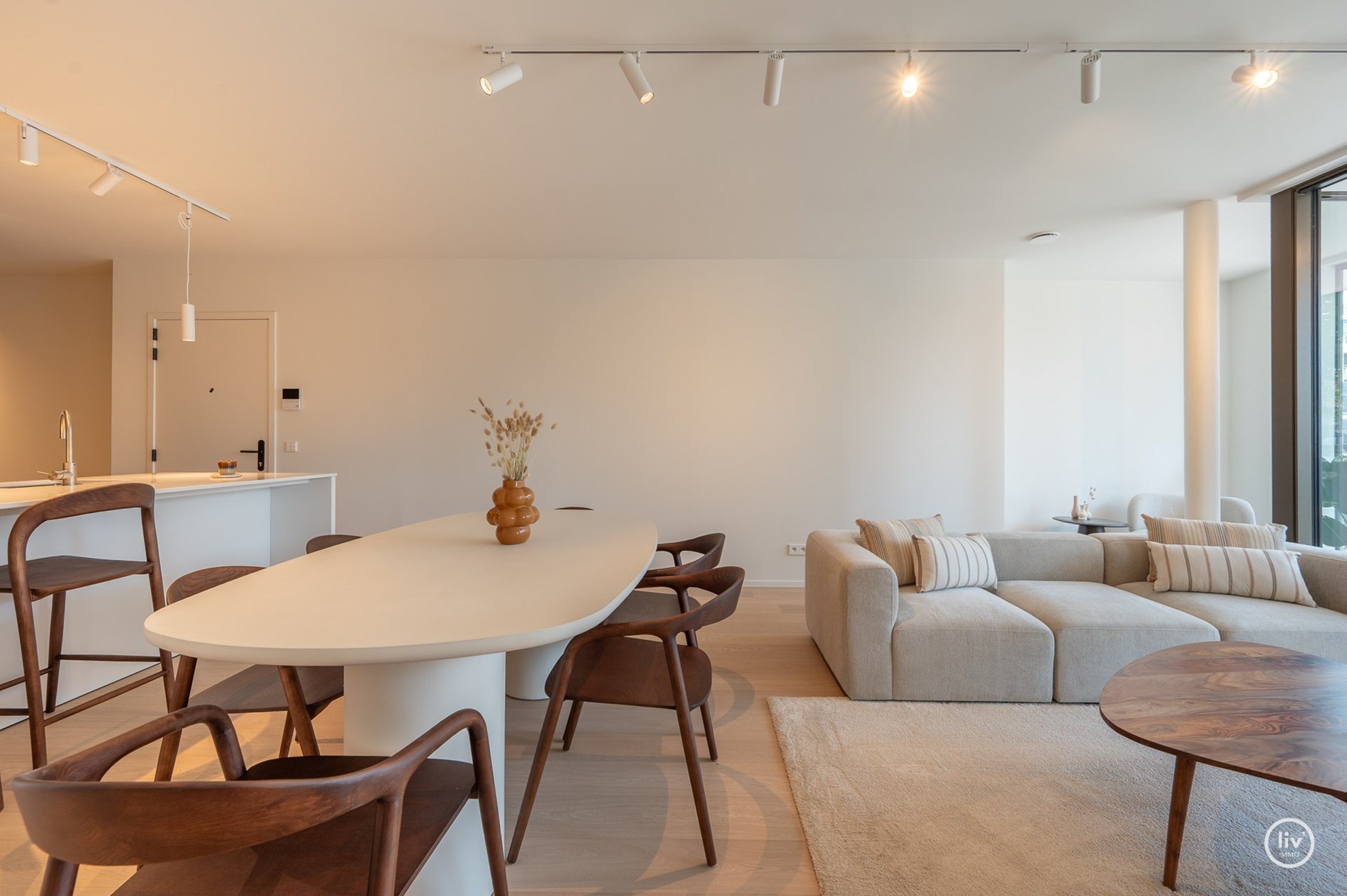 Appartement neuf exclusif avec trois chambres au cœur de Knokke. 