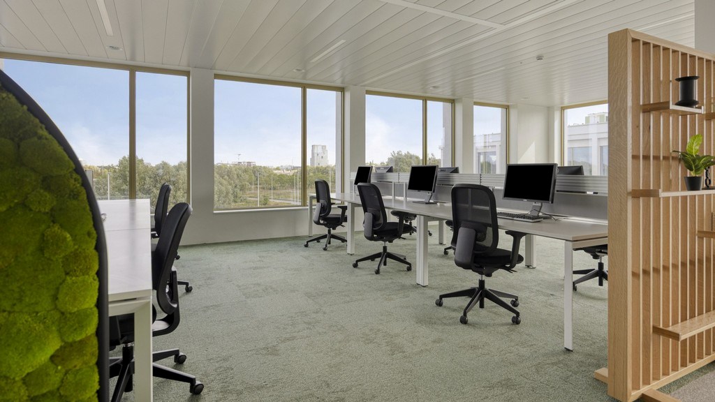 Nieuwbouw future proof kantoren te huur aan The Loop in Gent