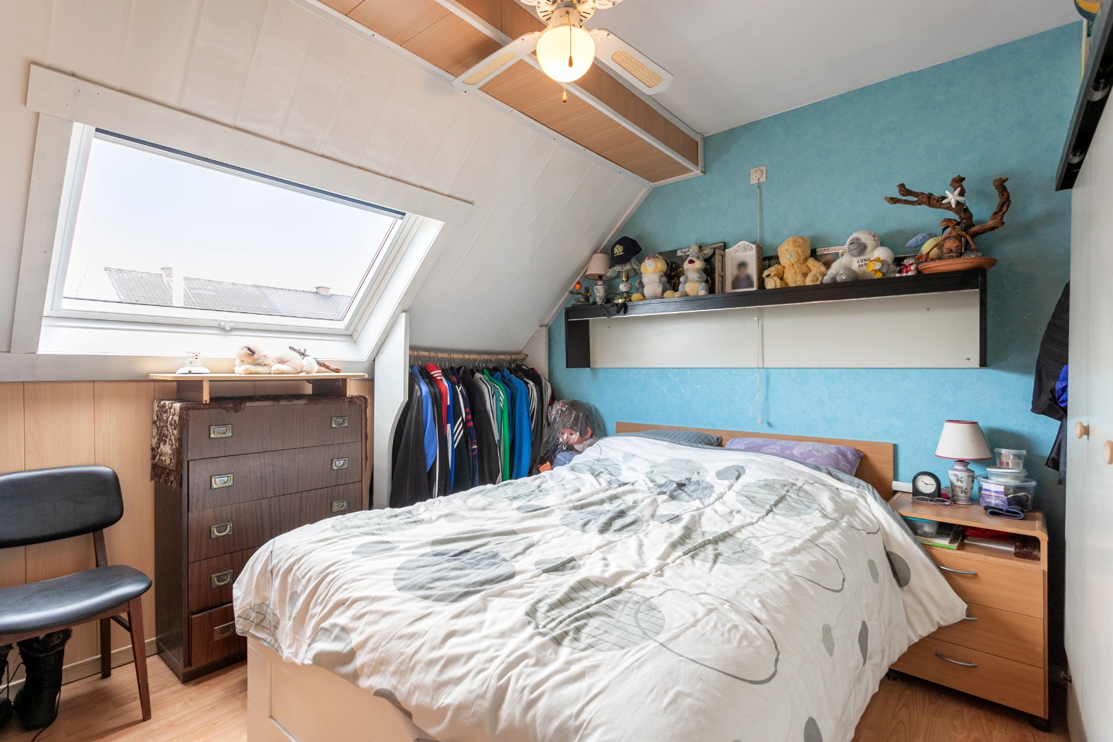 Solide woning te koop met 3 slpks, garage, veranda en tuin 