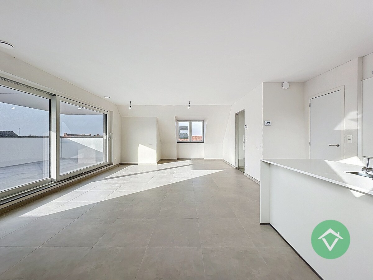 Nieuwbouwappartement met 2 slaapkamers en 1 terras in centrum Koekelare 