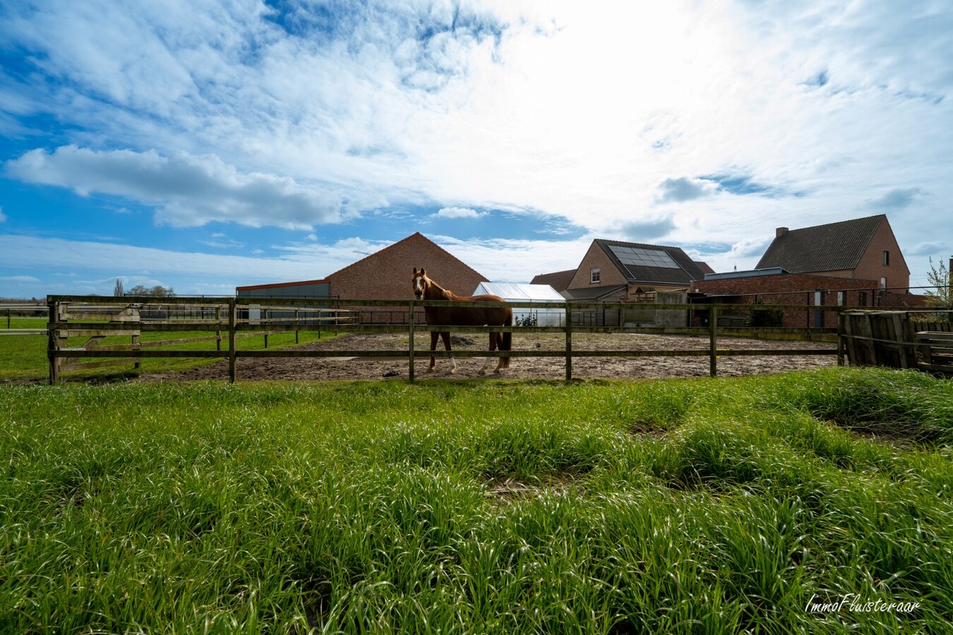 Bouwgrond voor HOB met aanpalende weide nabij het centrum van Hoogstraten 