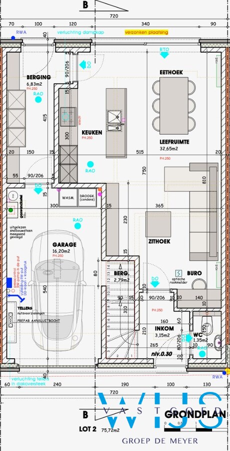 Nieuwbouw met 3 slaapkamers te centum ERTVELDE ! 