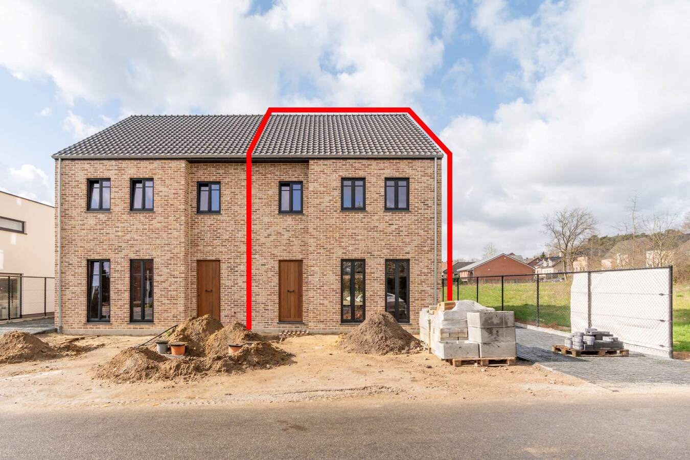 Nieuwbouwwoning met 3 slaapkamers 
