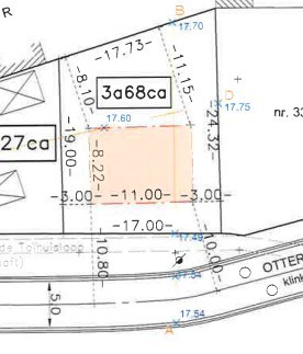 Bouwgrond van 3 are en 68 ca. voor open bebouwing in Westerlo 