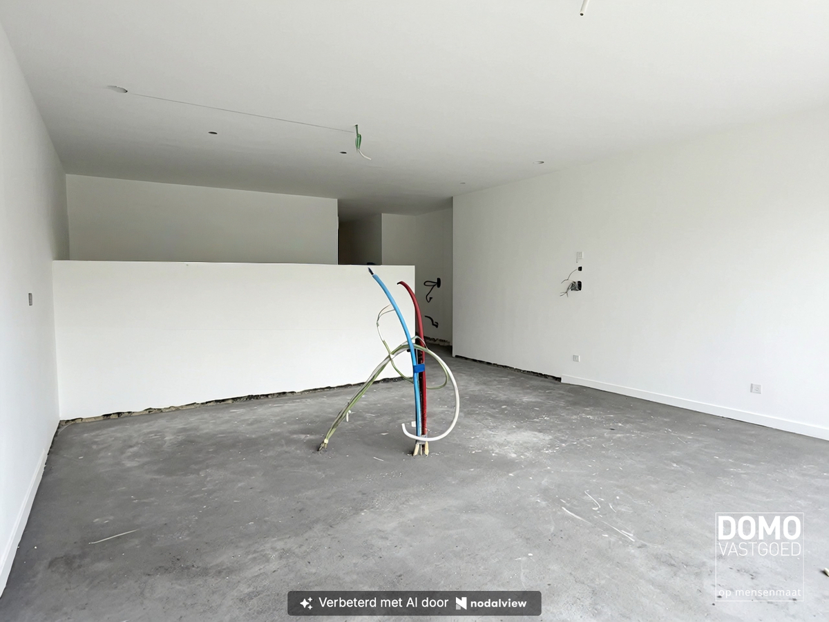 NIEUWBOUW GELIJKVLOERSAPPARTEMENT MET 1 SLAAPKAMER ONDER AANKOOP VAN 6% BTW IN HET CENTRUM VAN KERMT 