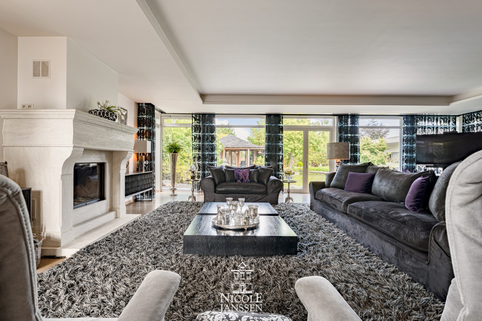 Leefruimte met veel lichtinval