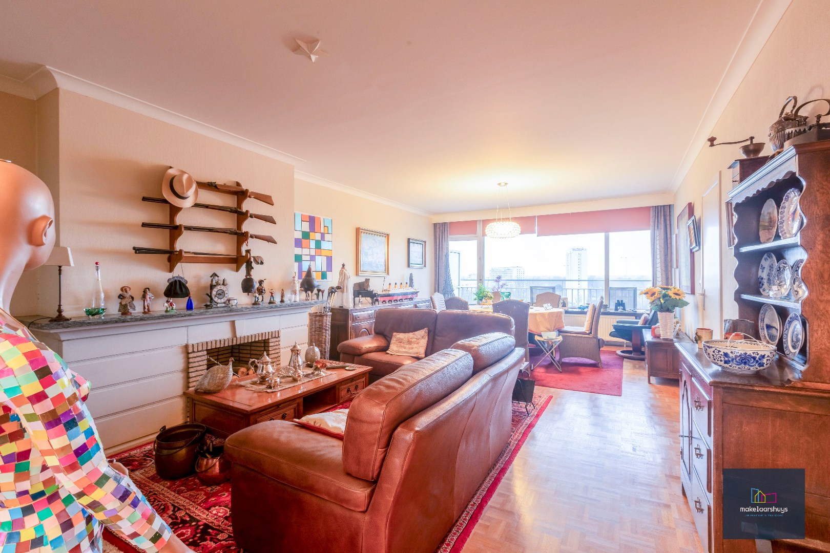 Ruim 2 slaapkamerappartement met garagebox nabij de Blaarmeersen 