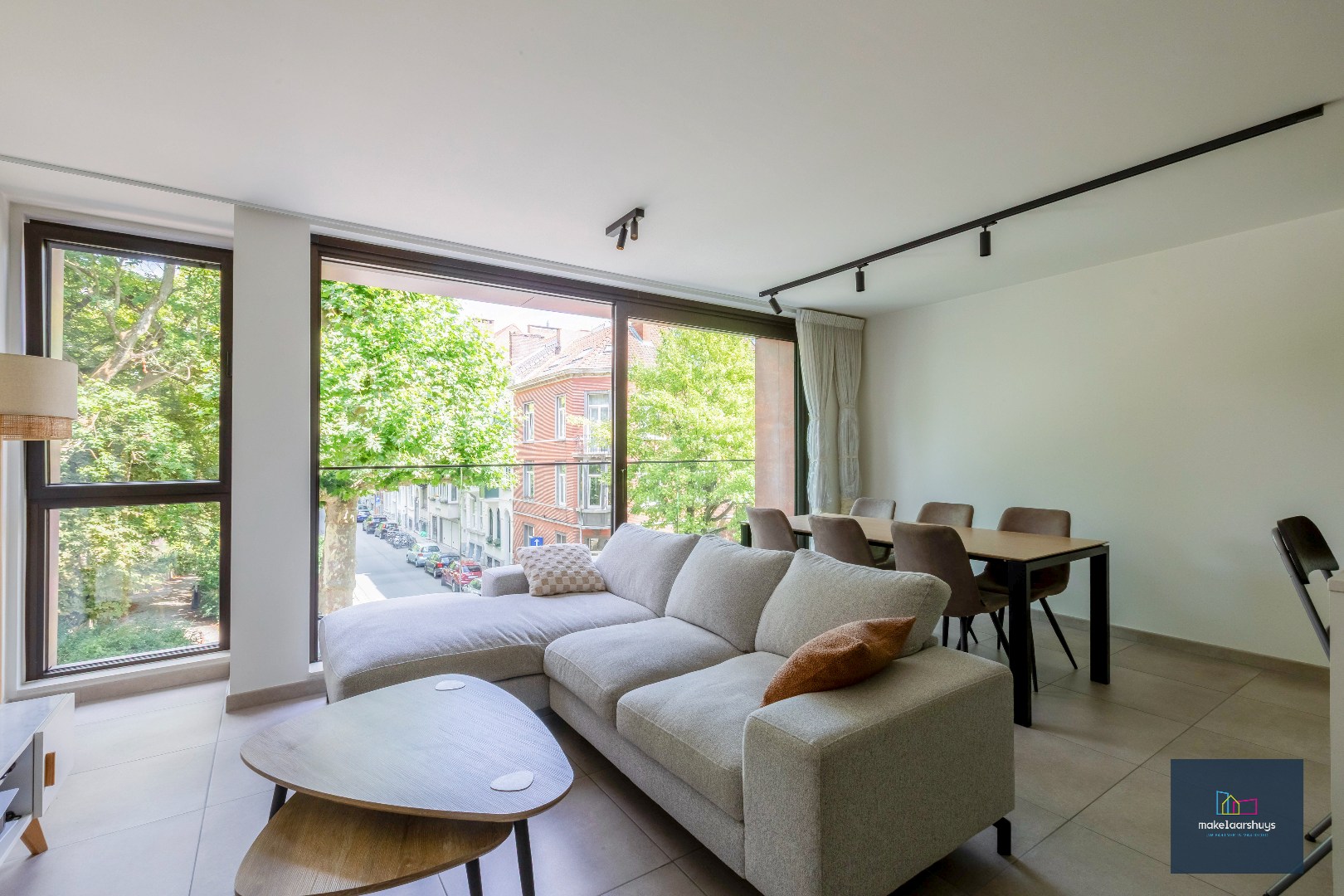 2 slaapkamerapp. met terras &amp; staanplaats aan het Muinkpark 