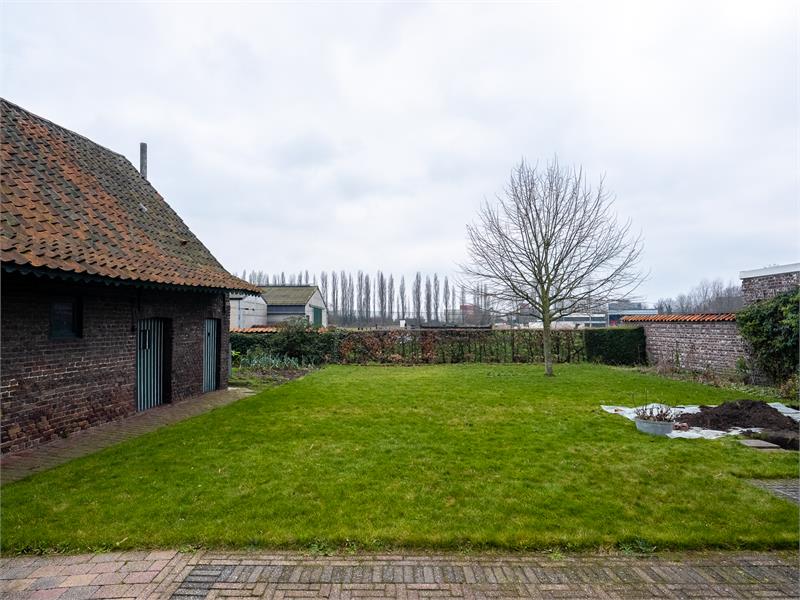 Ruime hoeve met grote schuur en veel potentieel. 