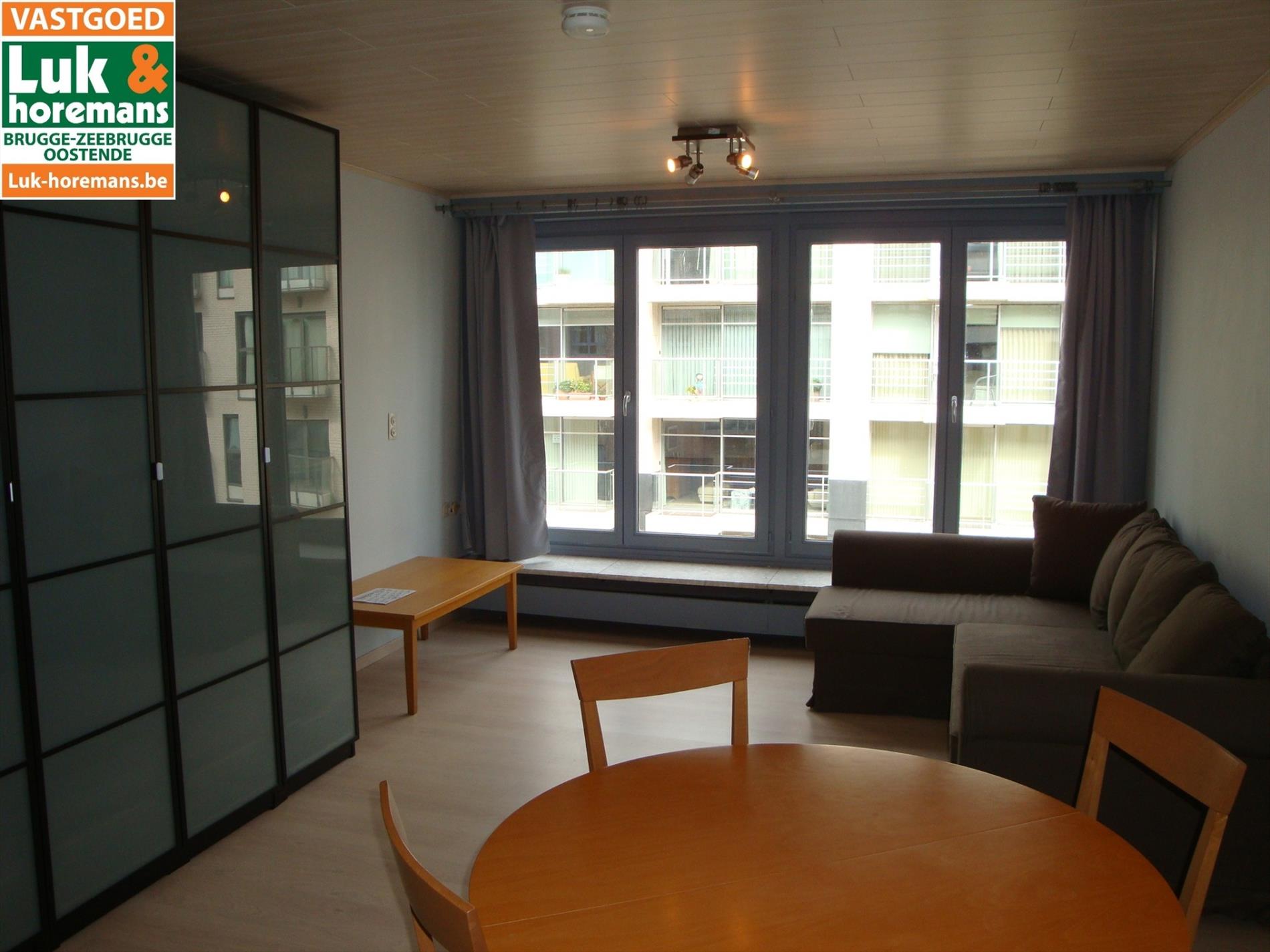 studio met zijdelingse zeezicht 