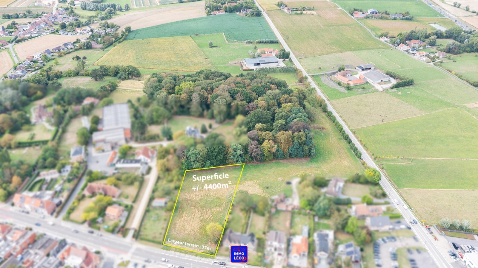 Terrain à bâtir de +/- 4400m², idéalement situé ! 