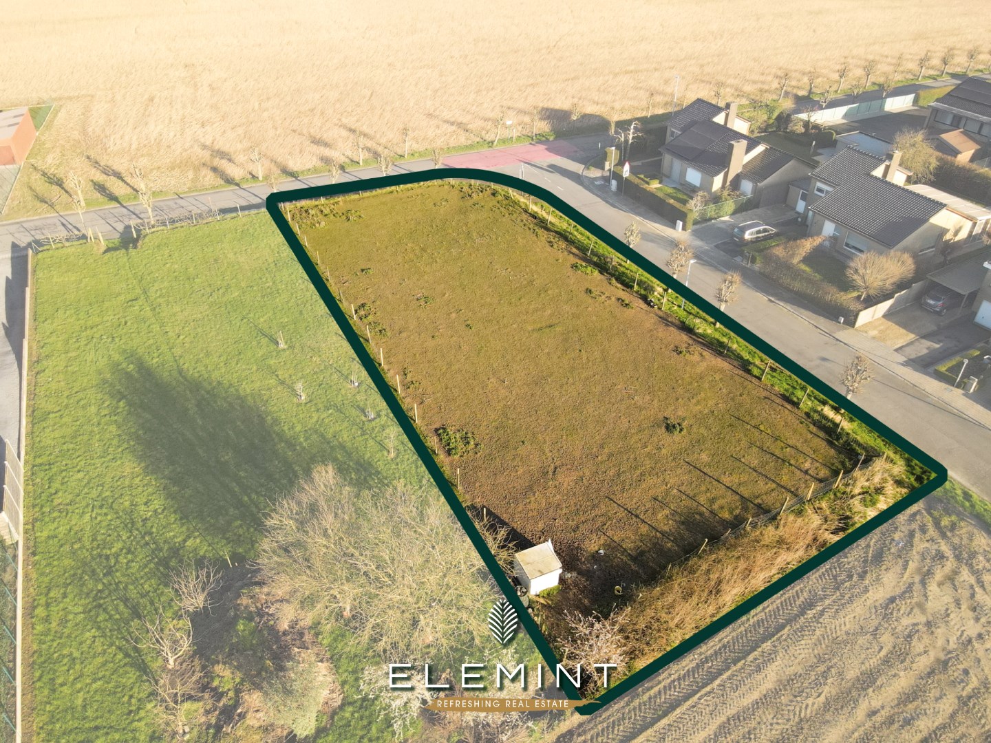 Prachtig lot bouwgrond voor 2 HOB 