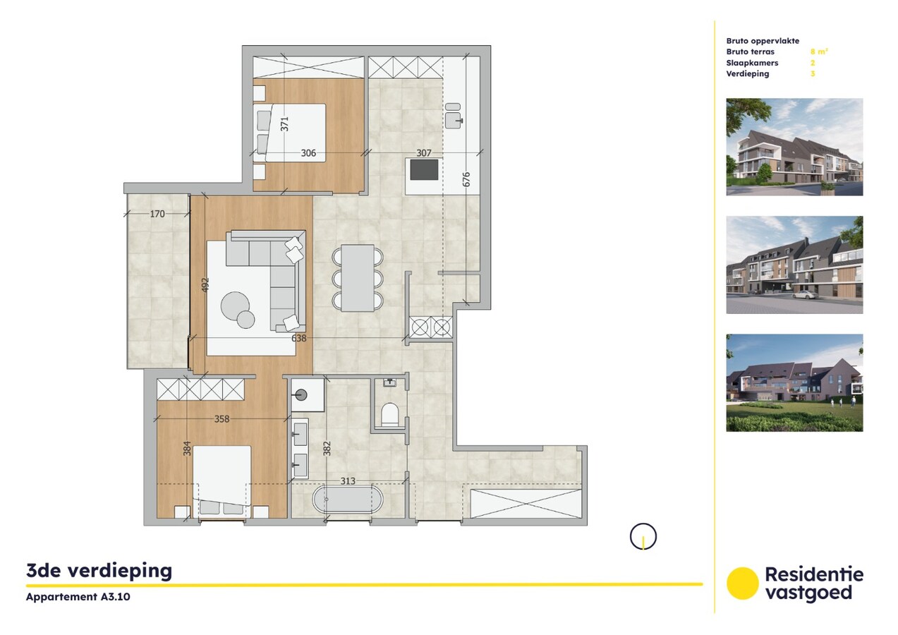 Te koop appartement - Oudenburg