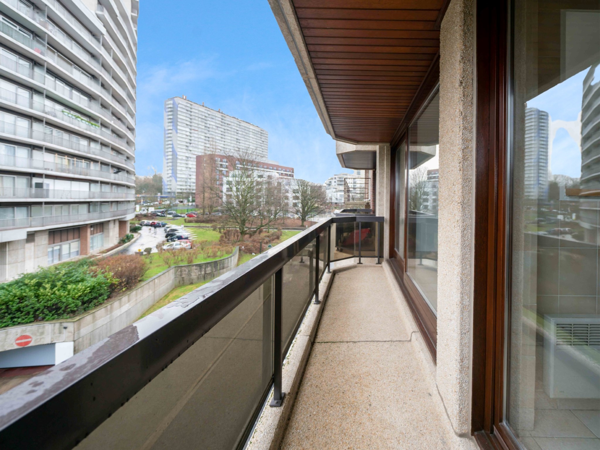 Ruim appartement met 1 slaapkamer en 2 terrassen 
