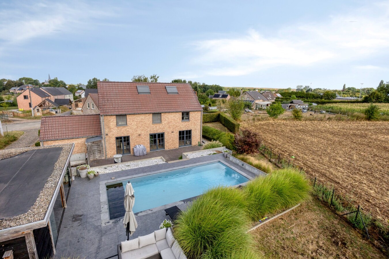 Exclusieve VILLA met zwembad en poolhouse te Piétrain - PEB energielabel B 