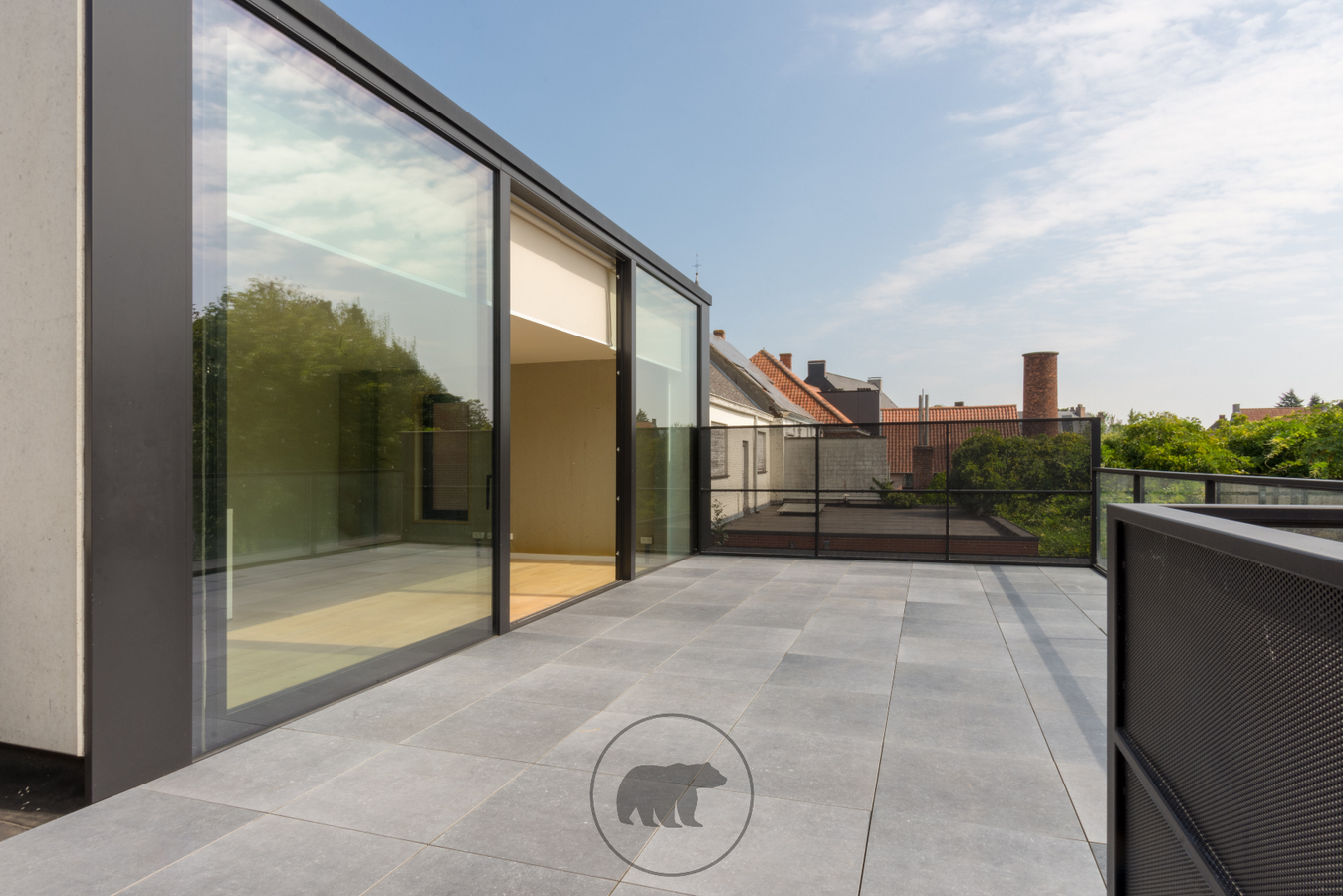 Nieuwbouwappartement met ruim terras in het centrum van Laarne 