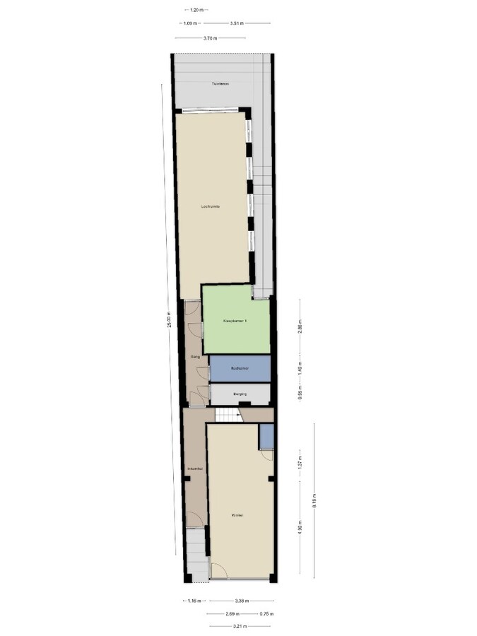 Modern handelshuis met 4 slaapkamers in het centrum van Duffel 