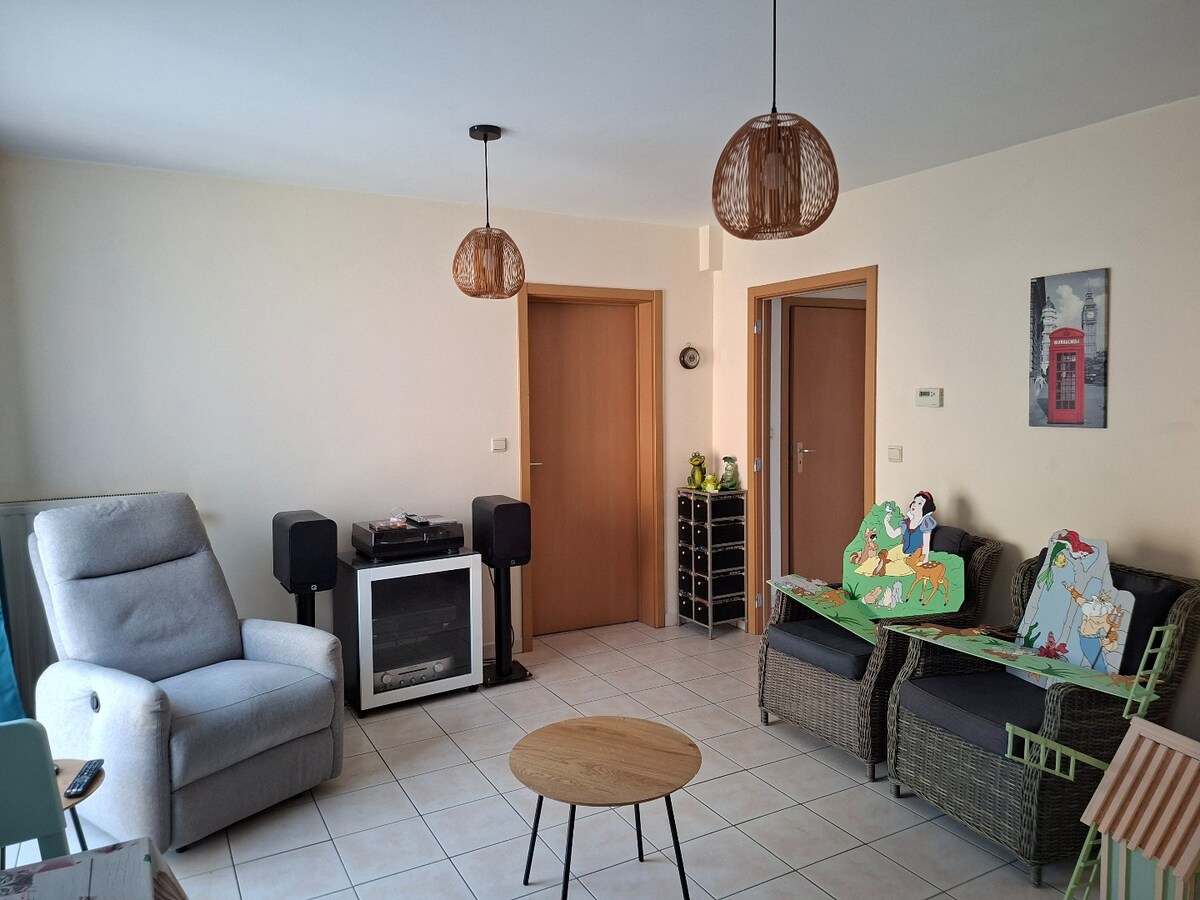 Bel appartement 1 chambre avec cave et garage sécurisé. 