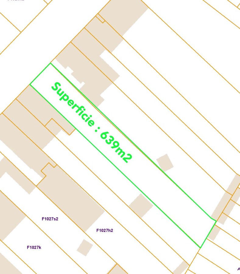 Terrain constructible de 639m² , dans le centre de Mouscron ! 