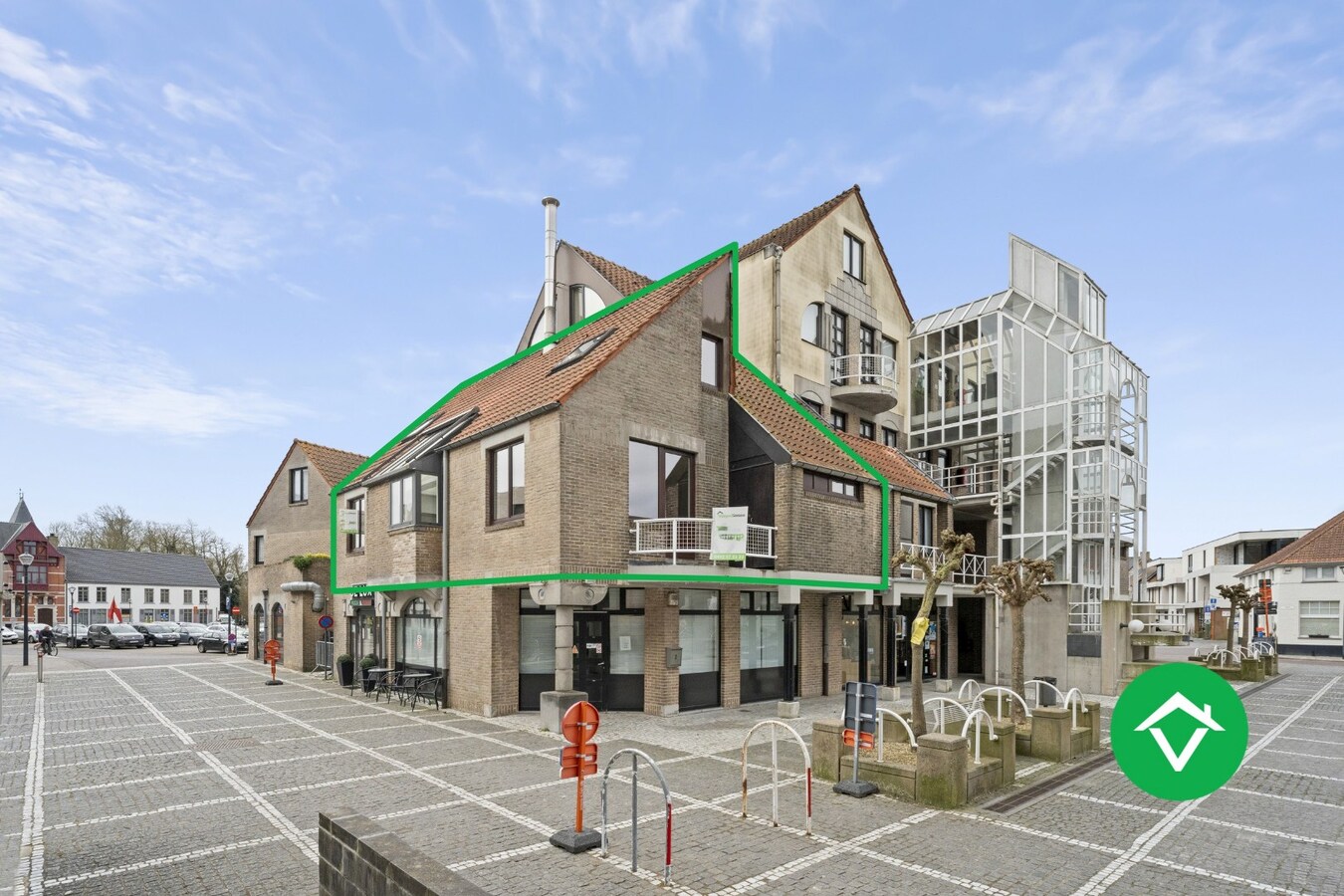 Appartement met 3 slaapkamers in het centrum van Koekelare 