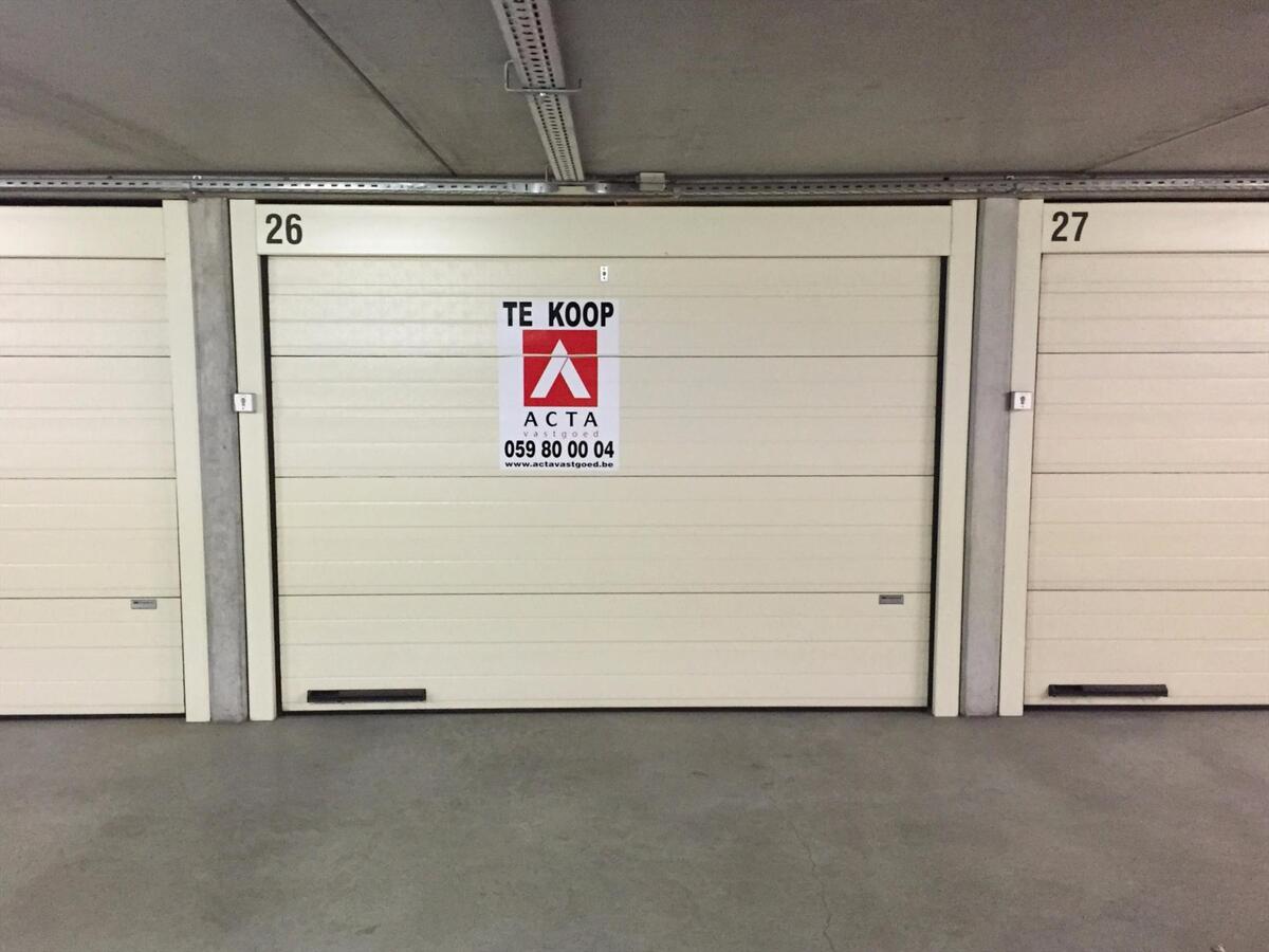 Verkocht garage box - Oostende