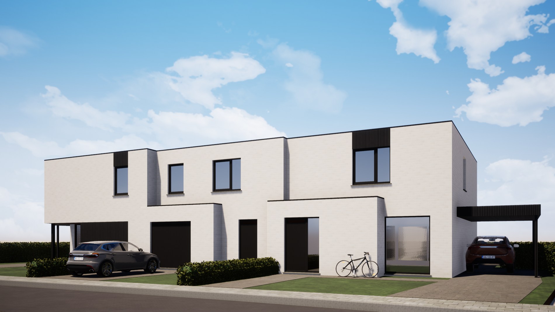 NIEUWBOUWZONDAG 25 OKTOBER 2026 VAN 10u00-12u00 &amp; 14u00-16u00 - Unieke halfopen bebouwing op topligging te Gistel 
