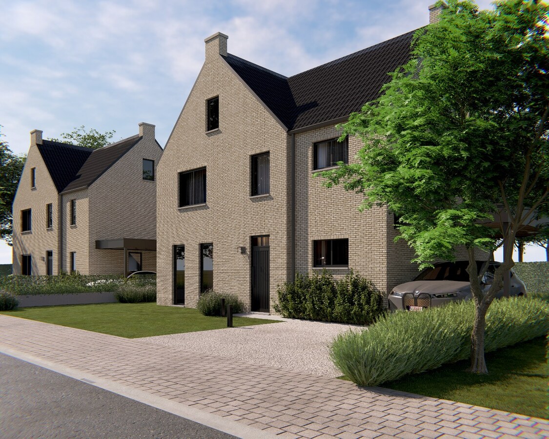 Vrijstaande Bijna Energie Neutrale nieuwbouwwoning op een perceel van 6are op een rustige locatie te Voorshoven, Neeroeteren! 