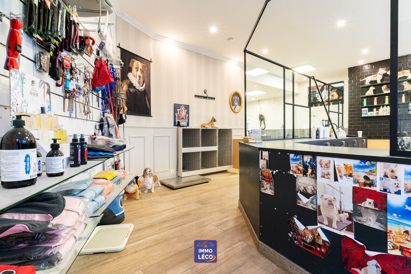 Surface commerciale de +/- 70m² dans une rue fréquentée à la Gare d'Herseaux ! 