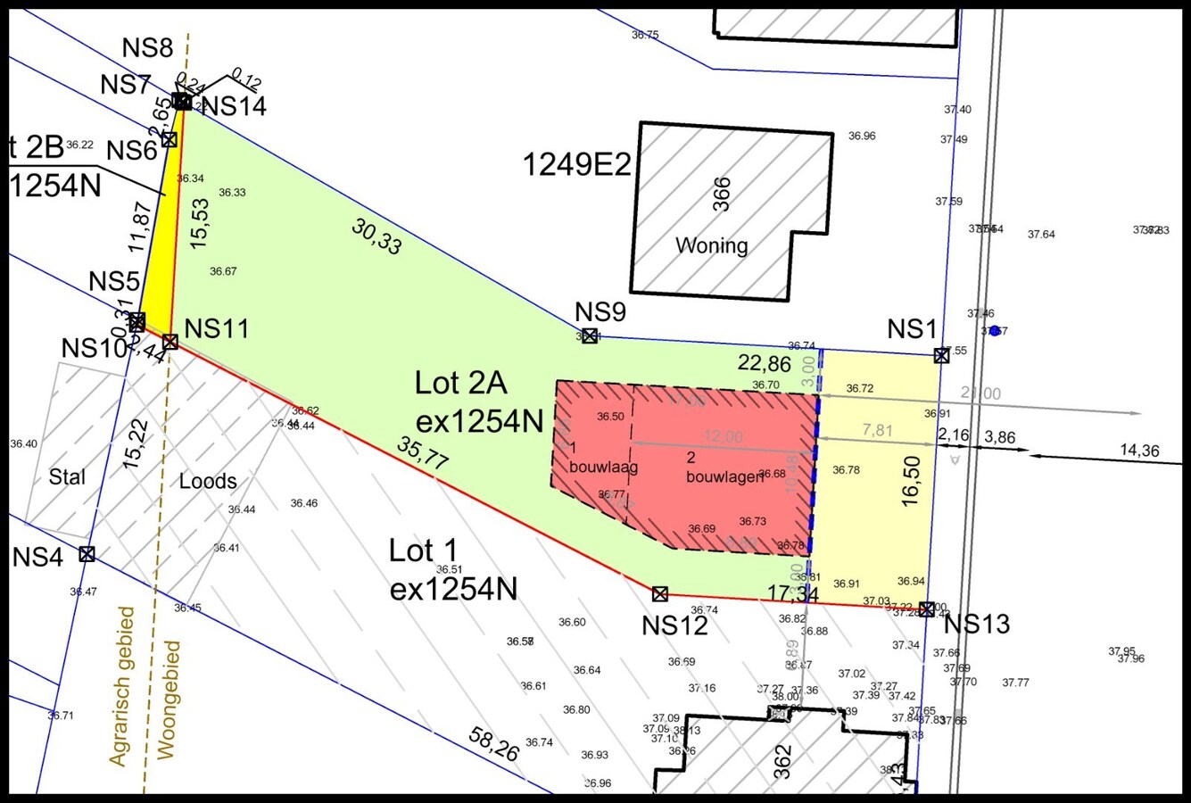 Bouwgrond voor vrijstaande woning met open zicht 