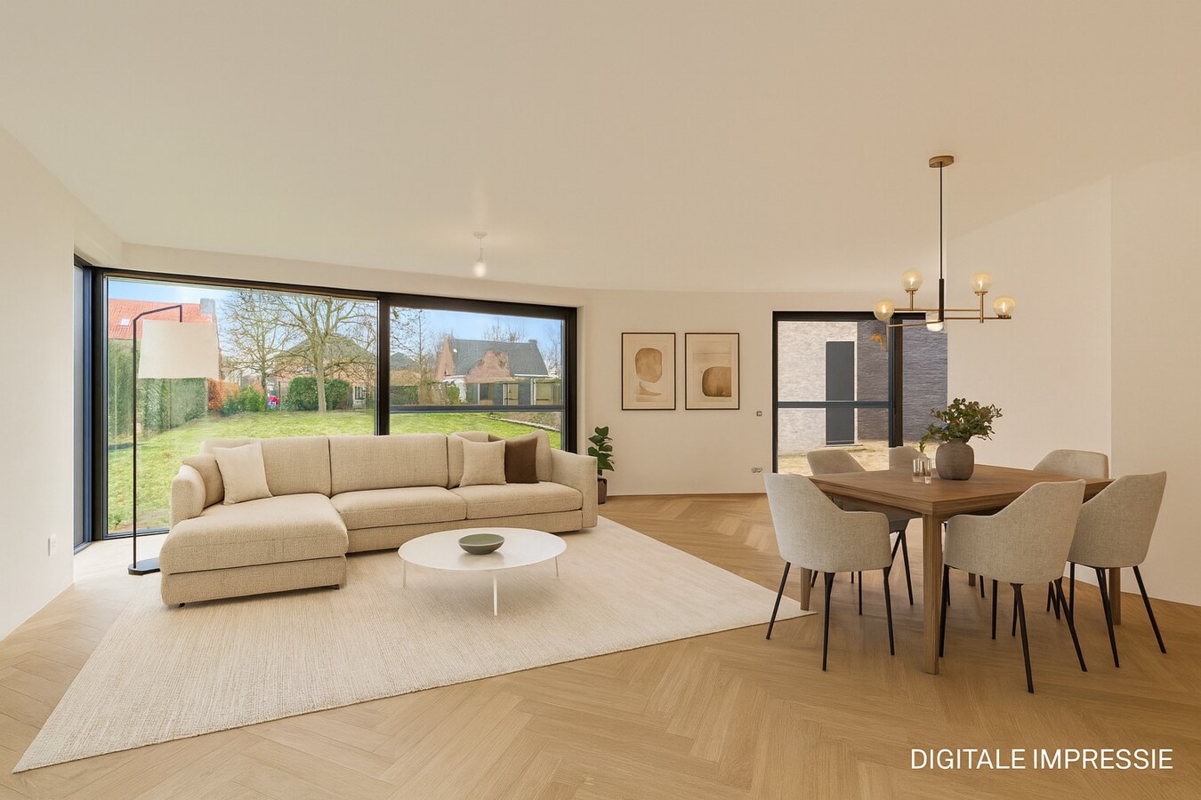 Duurzame BEN-nieuwbouwwoning casco+ met 4 slpk en zuidgerichte tuin. 