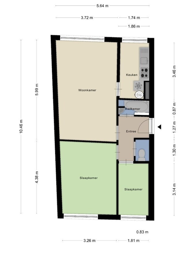 Appartement met EPC B-label en 2 slpks te Duffel 