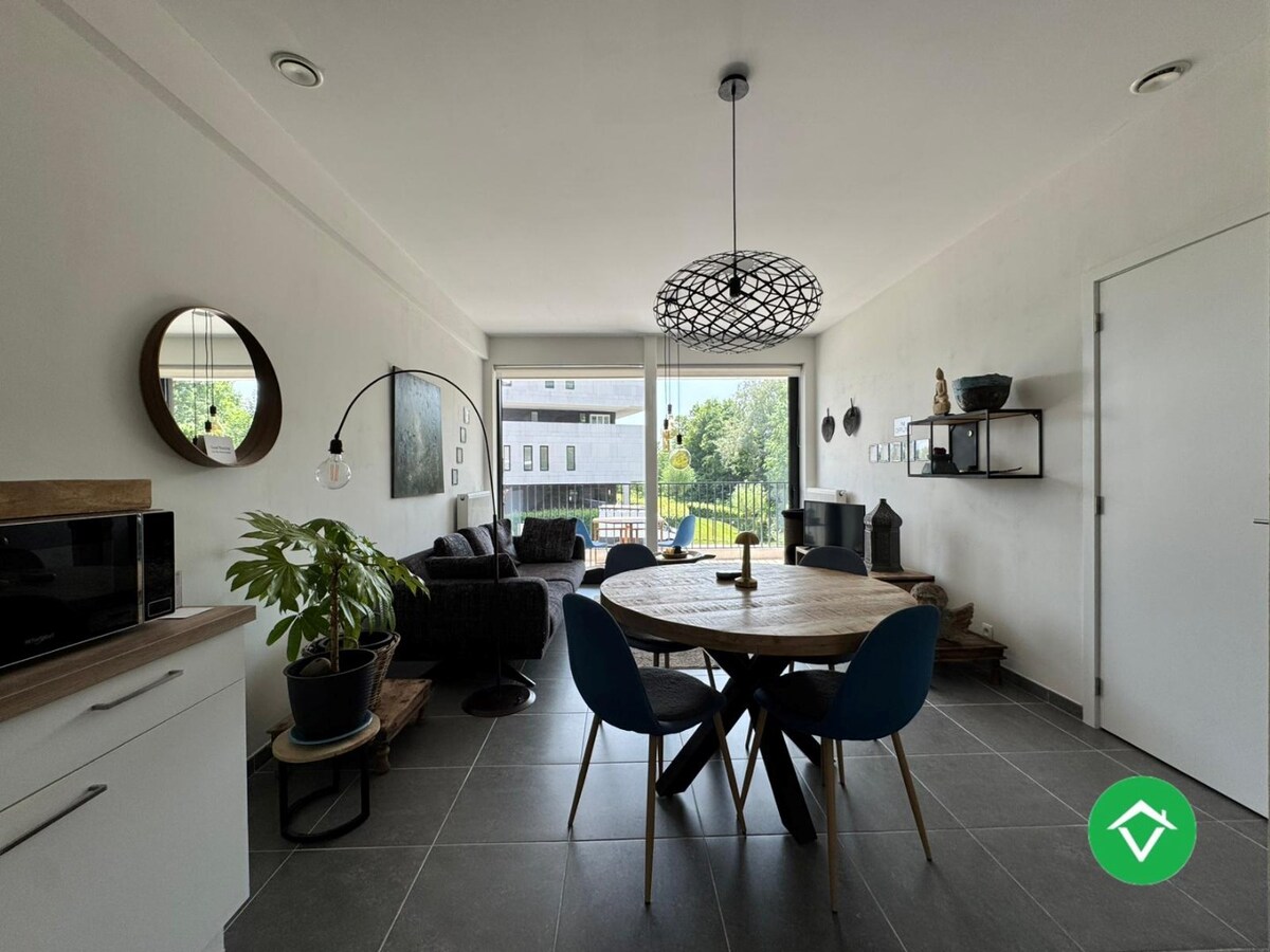 Modern 1-slaapkamerappartement met ruim terras aan de Vaartdijk in Brugge – EPC A 