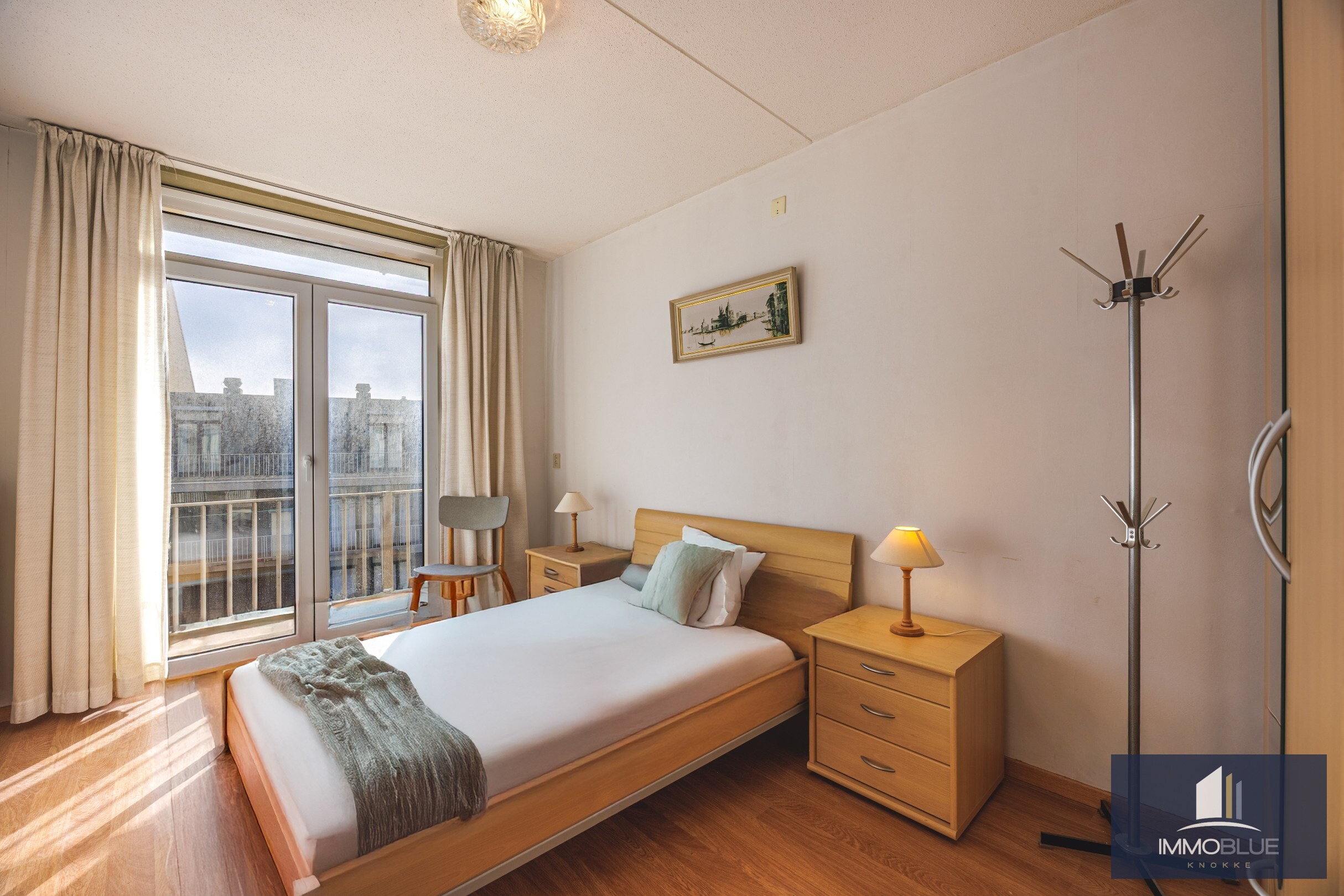 Appartement met frontaal zeezicht. 