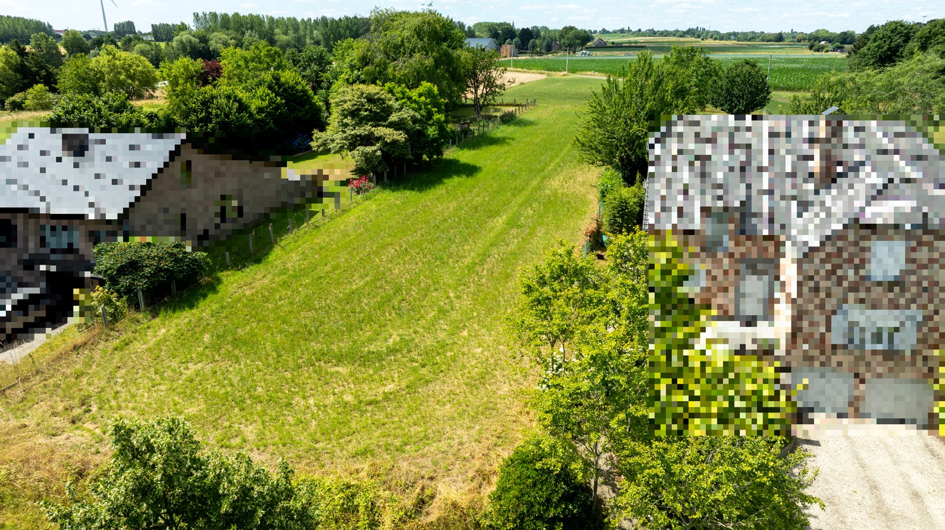 Prachtig perceel bouwgrond voor open bebouwing 