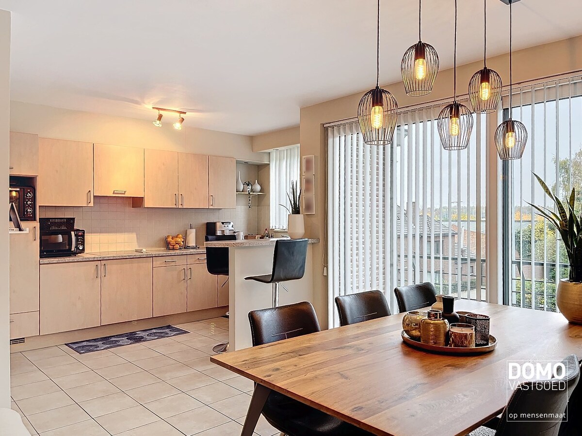 Energiezuinig appartement met 2 slaapkamers en ondergrondse autostandplaats te Hasselt 