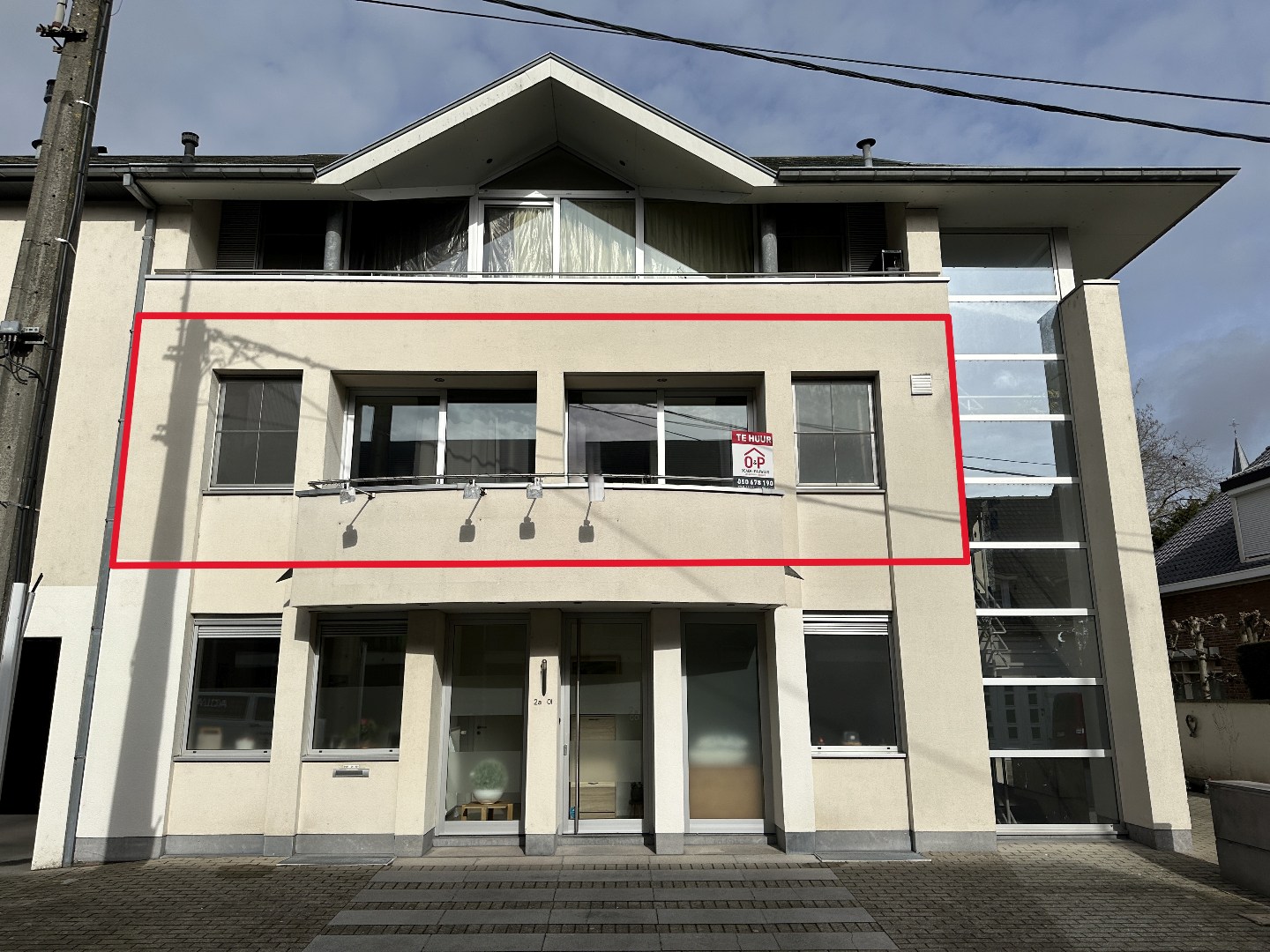 Ruim 2-slpk appartement (101 m²) met zonnig terras, Kortemark 