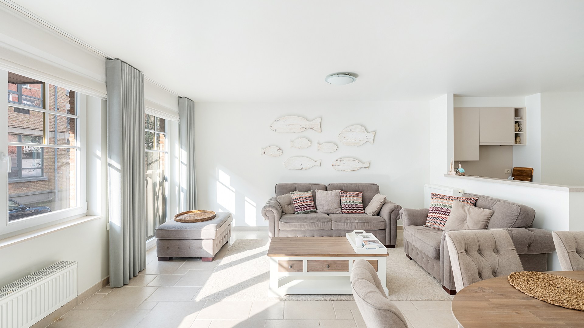 Appartement lumineux au rez-de-chaussée avec grand jardin ensoleillé à Knokke (avec possibilité d'achat d'une place de parking intérieure) 