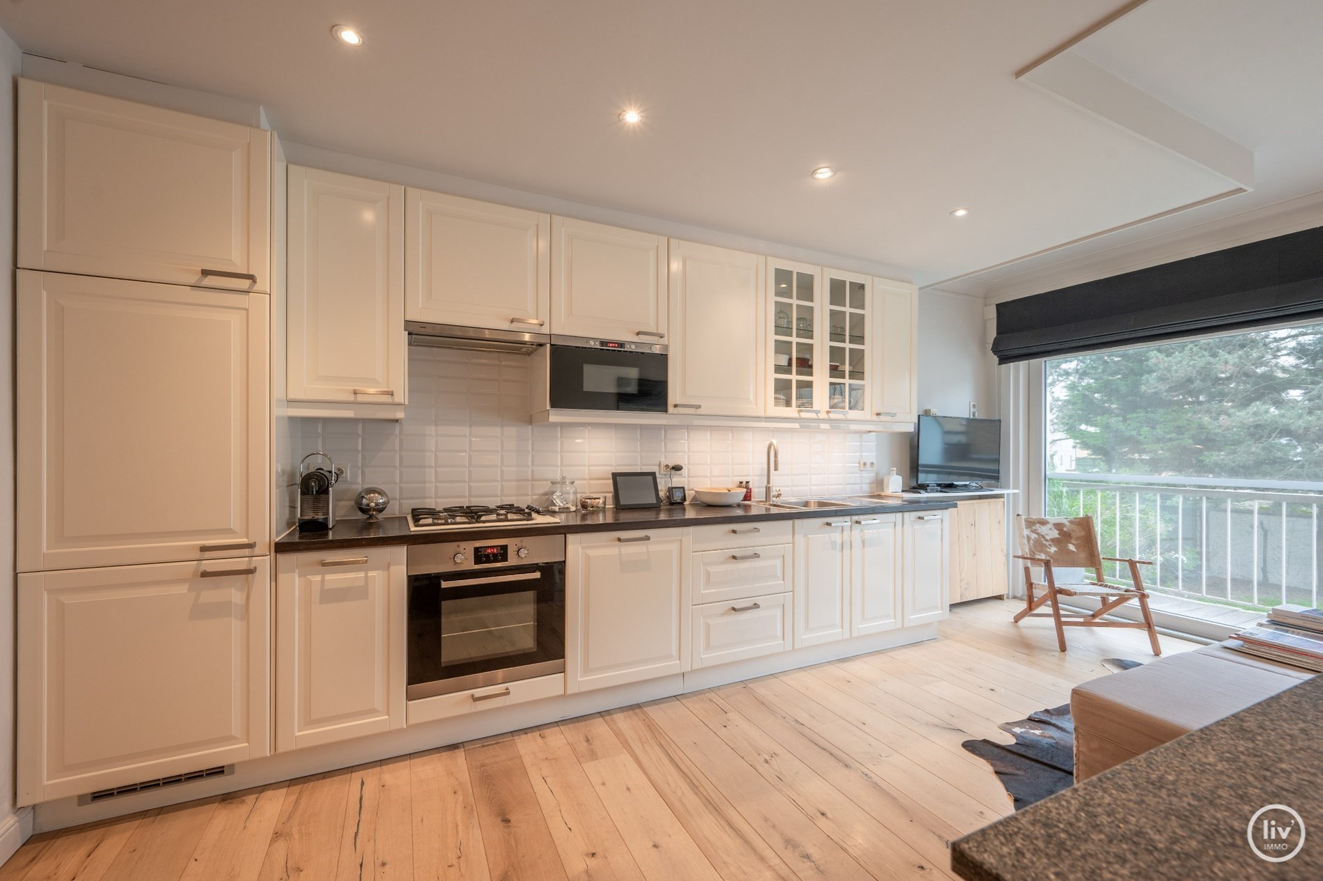 Integraal gerenoveerd studio-appartement met zuidgericht terras op 50m wandelafstand van de Zeedijk-Albertstrand 