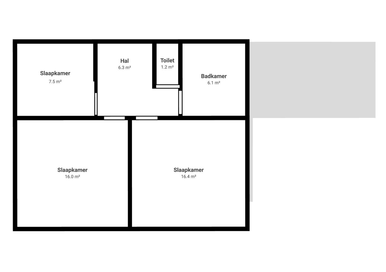 Goed gelegen gezinswoning met tuin en 3 slpks 