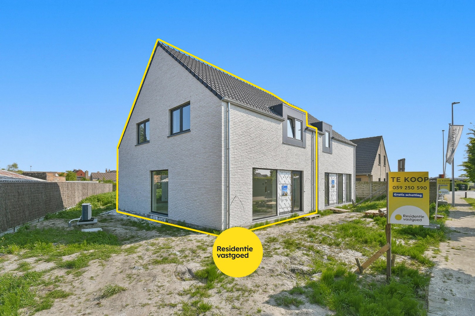 Nieuwbouwwoning op rustige locatie met 3 slaapkamers 
