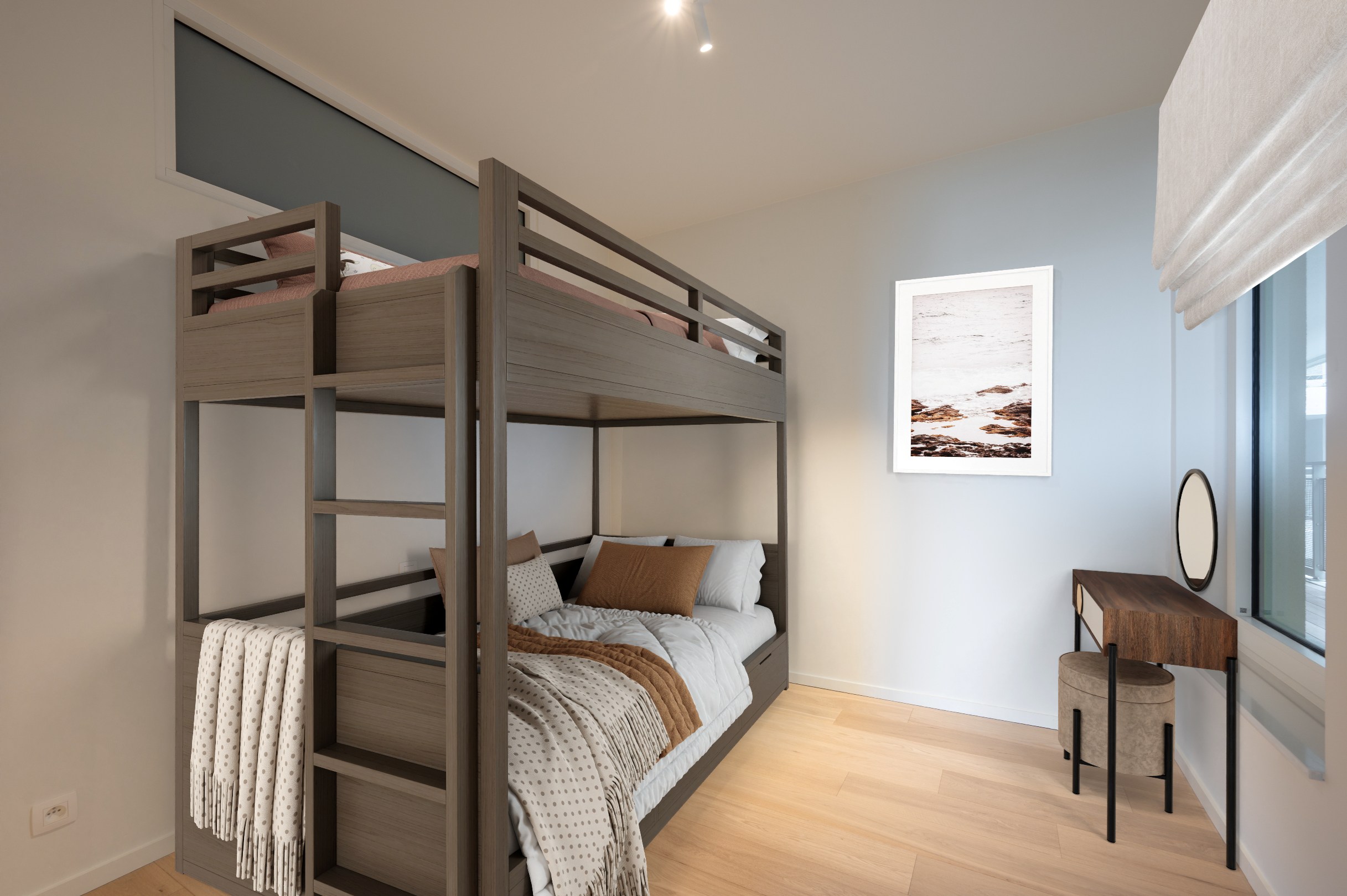 Appartement d'une chambre prêt à emménager dans le projet Hoost (avec vue latérale sur la mer) 