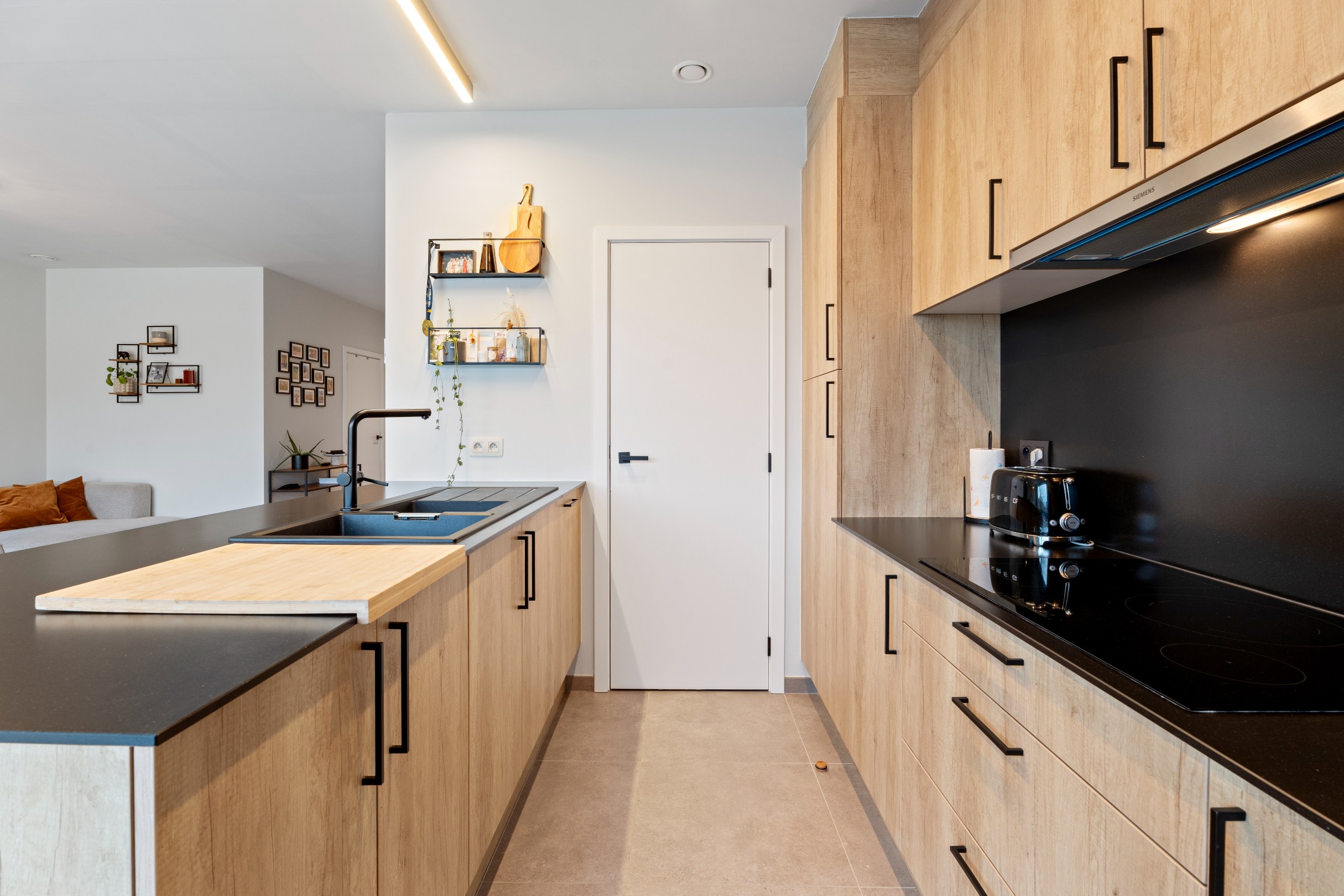 Gelijkvloers appartement met terras en tuin 