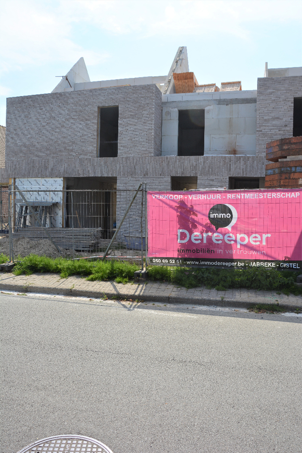 Kleinschalig nieuwbouwproject in centrum Jabbeke 