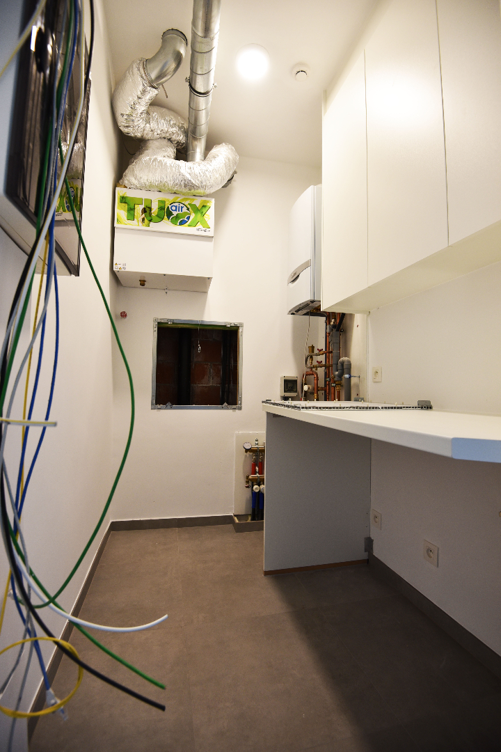 Nieuwbouw appartement met 1 slaapkamer, terras en tuin te Lembeke-Dorp 