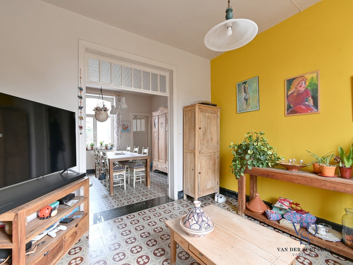 Gezellige rijwoning met tuin. 